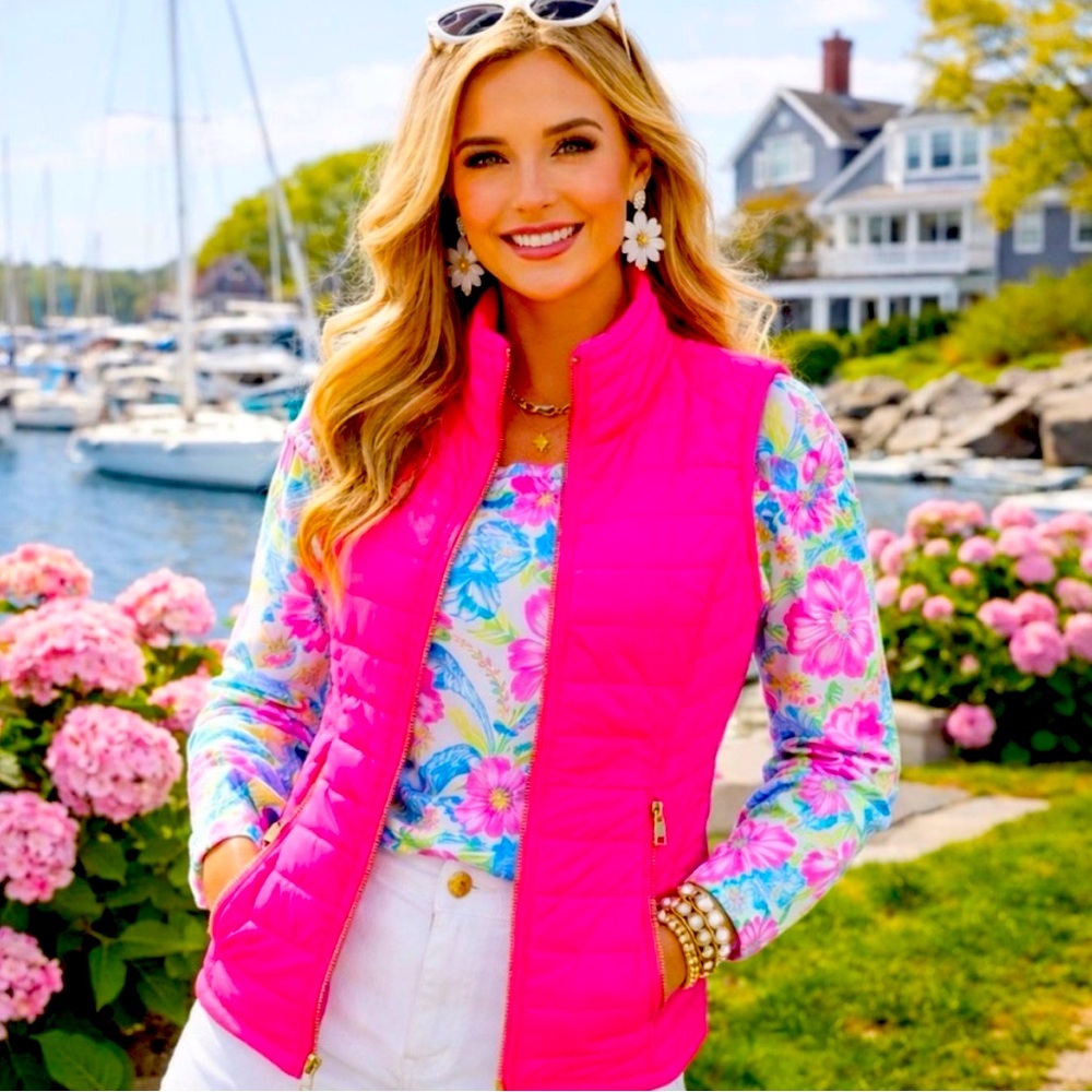 Lilly Pulitzer Vest Pink Size M
